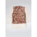 Off White Ethnic Kurta, Elasticated Pajama With Waist Coat Set (KR1280)